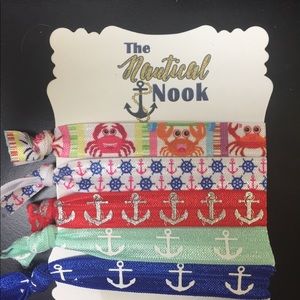Nautical Hair Ties